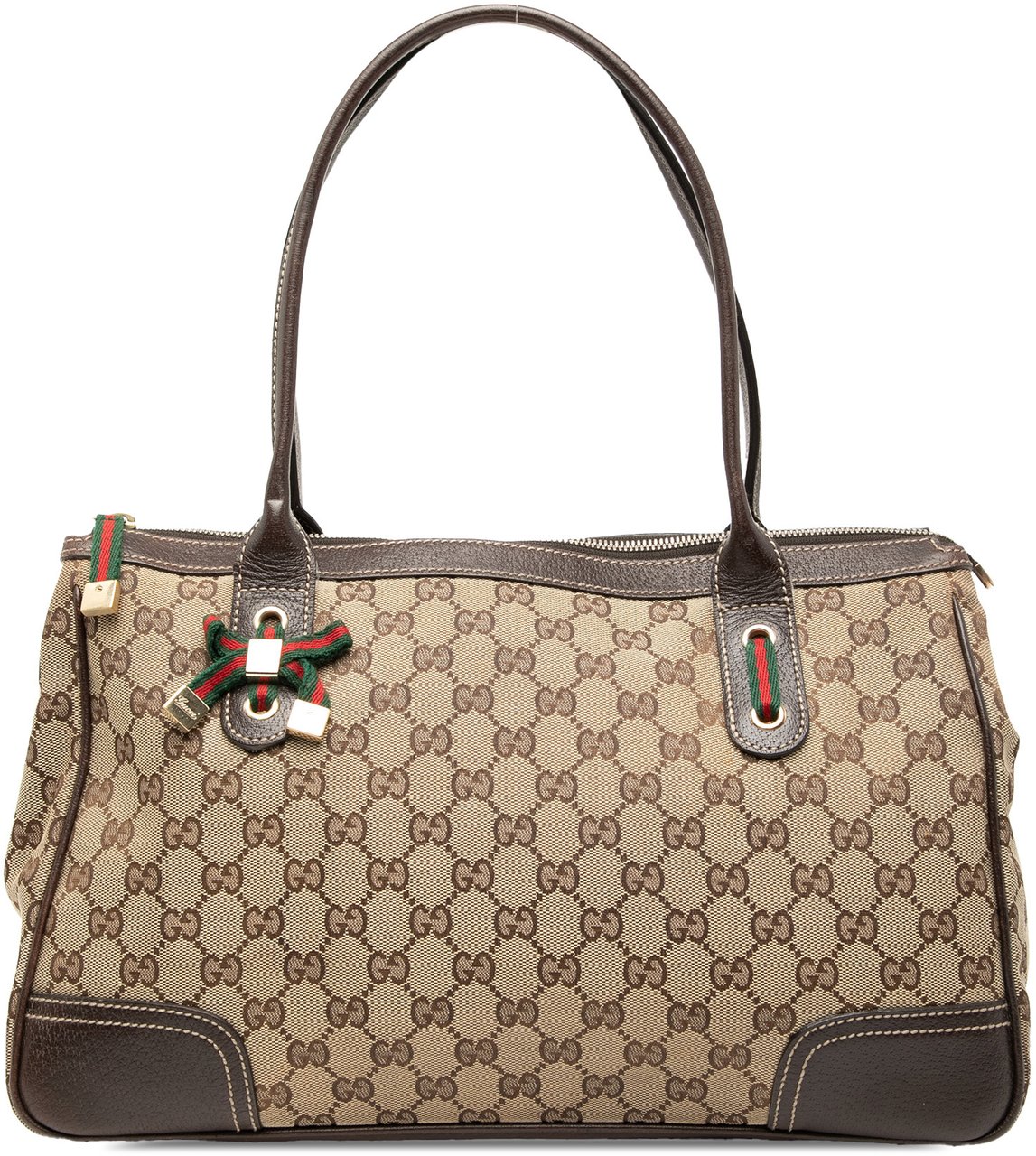 Gucci GG Canvas Princy Shoulder Bag Bruin