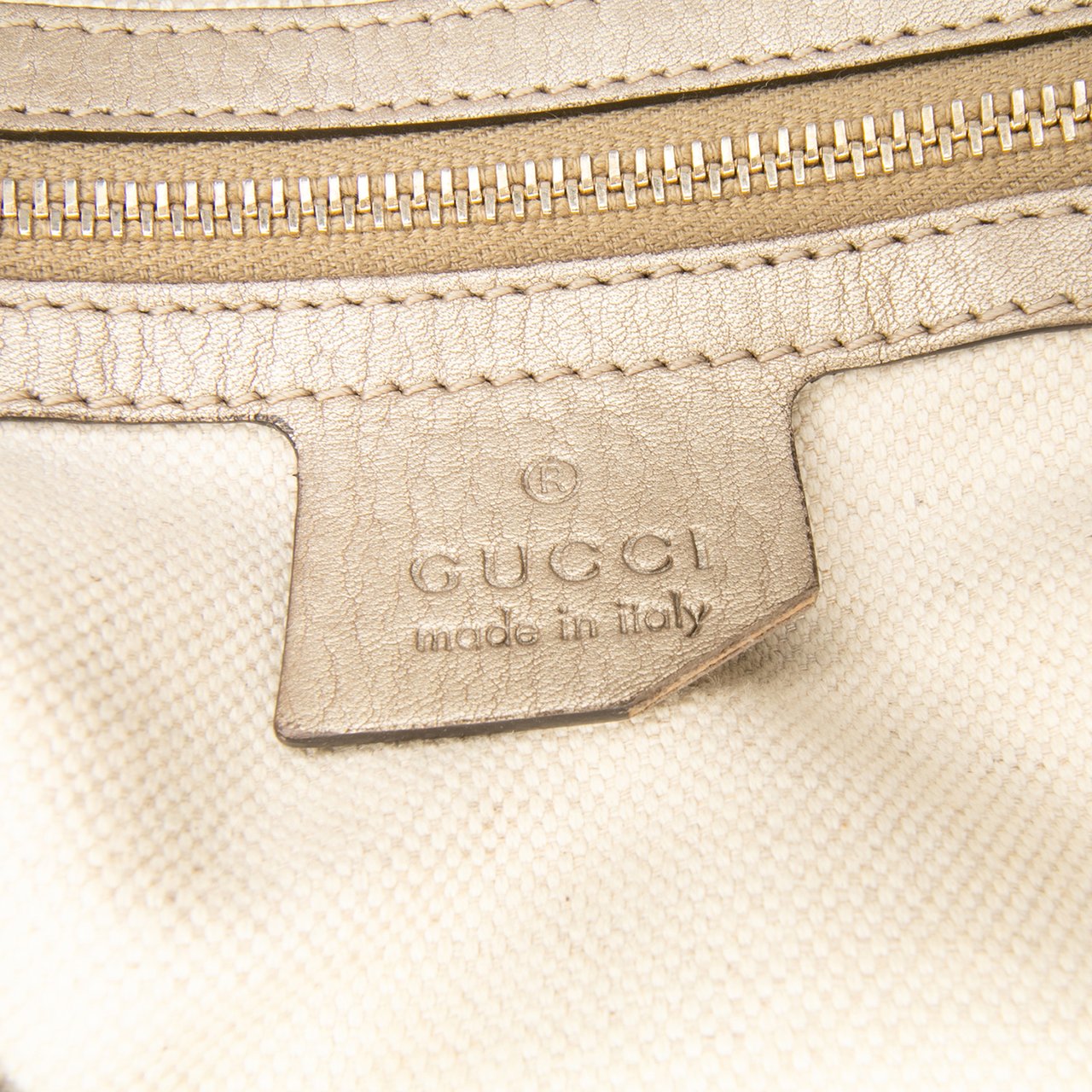 Gucci GG Canvas Bella Flap Satchel Bruin