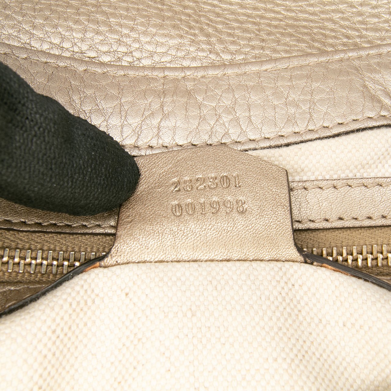 Gucci GG Canvas Bella Flap Satchel Bruin