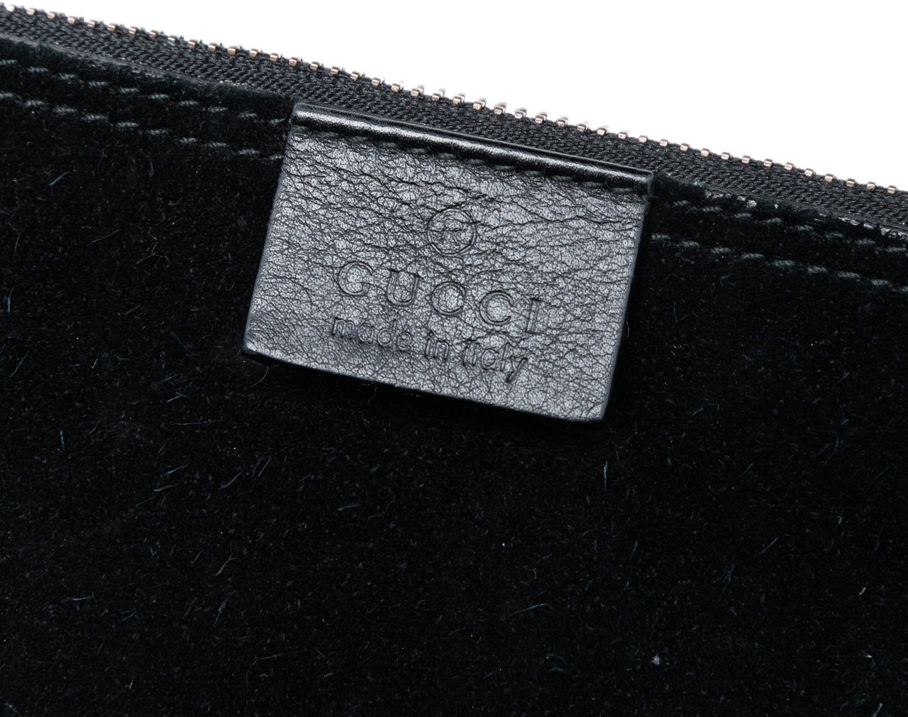 Gucci Suede Soft Jackie Bucket Bag Zwart