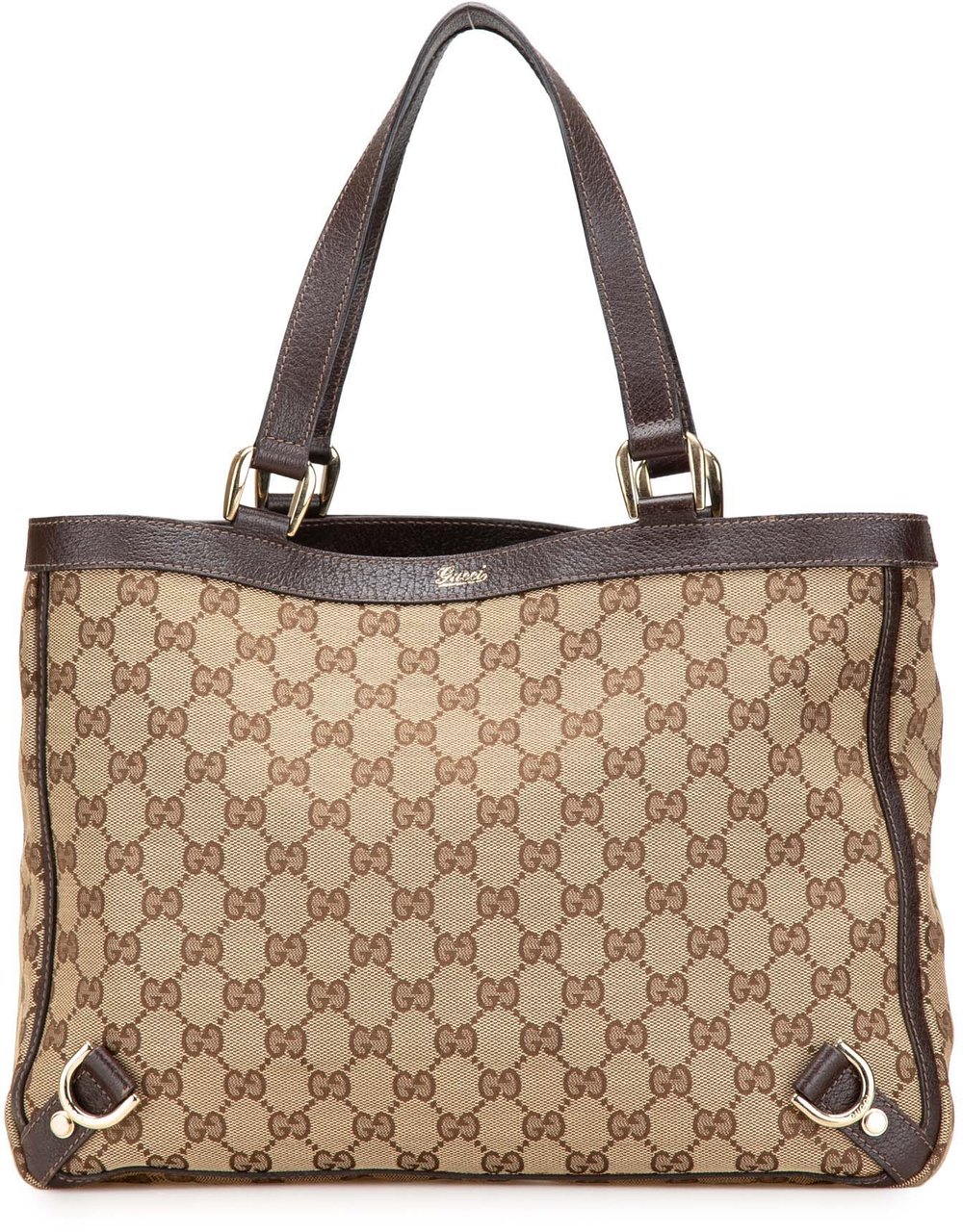 Gucci GG Canvas Abbey D Ring Tote Bruin