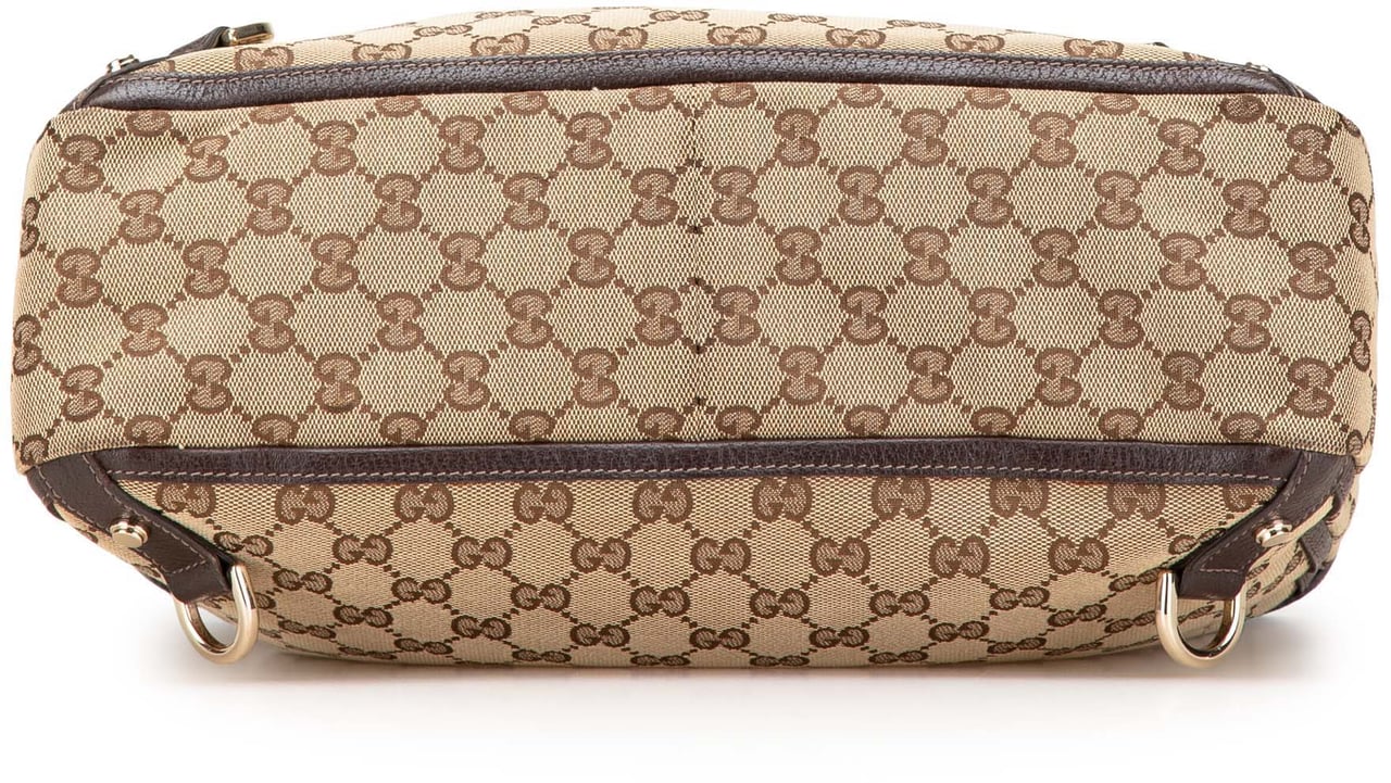Gucci GG Canvas Abbey D Ring Tote Bruin