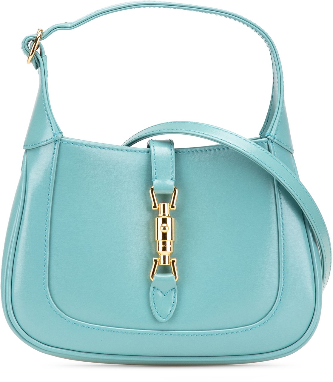 Gucci Mini Calfskin Jackie 1961 Crossbody Blauw