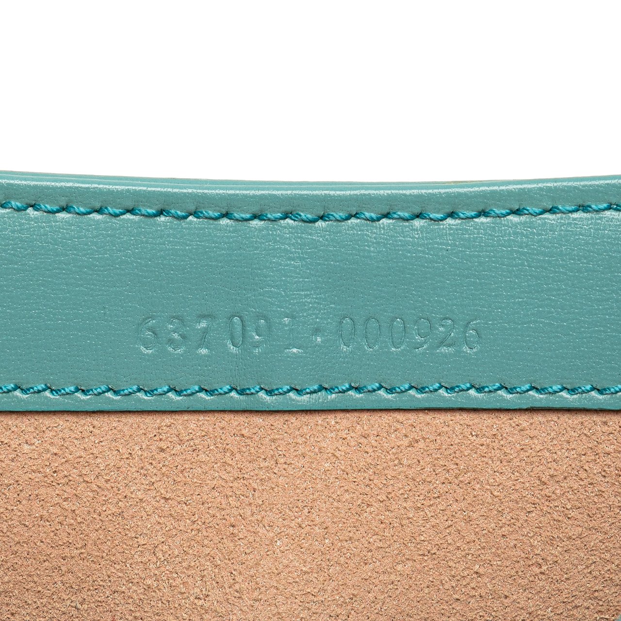 Gucci Mini Calfskin Jackie 1961 Crossbody Blauw