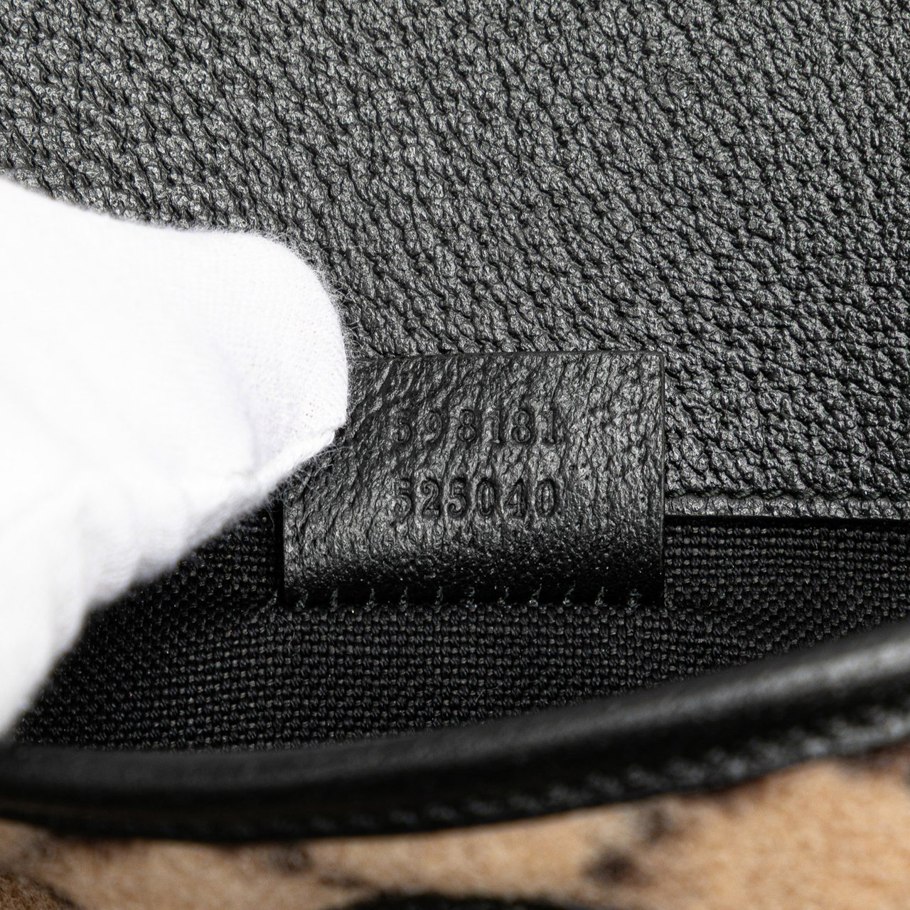 Gucci GG Wool Slim Belt Bag Bruin