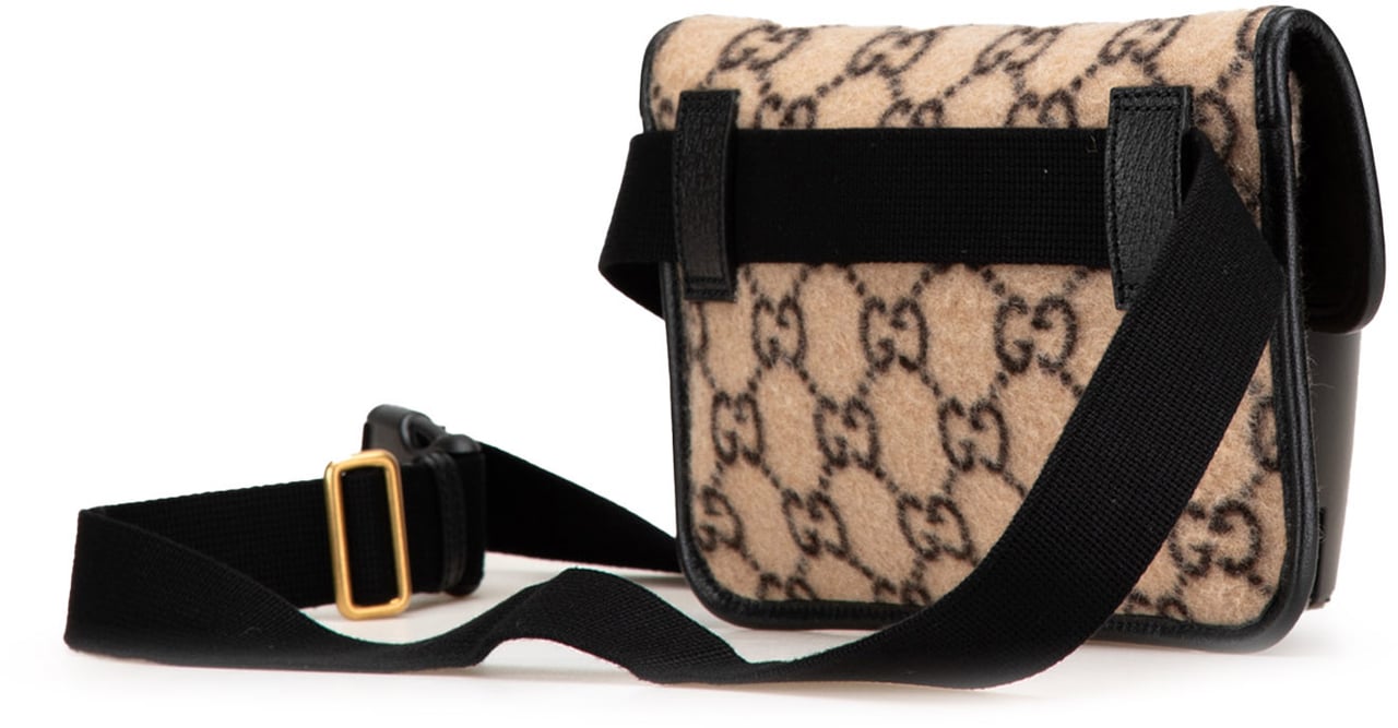 Gucci GG Wool Slim Belt Bag Bruin