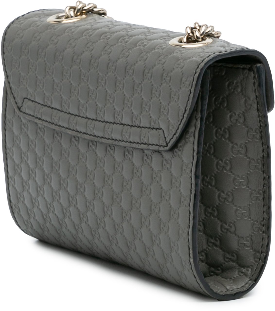 Gucci Mini Microguccissima Emily Crossbody Grijs