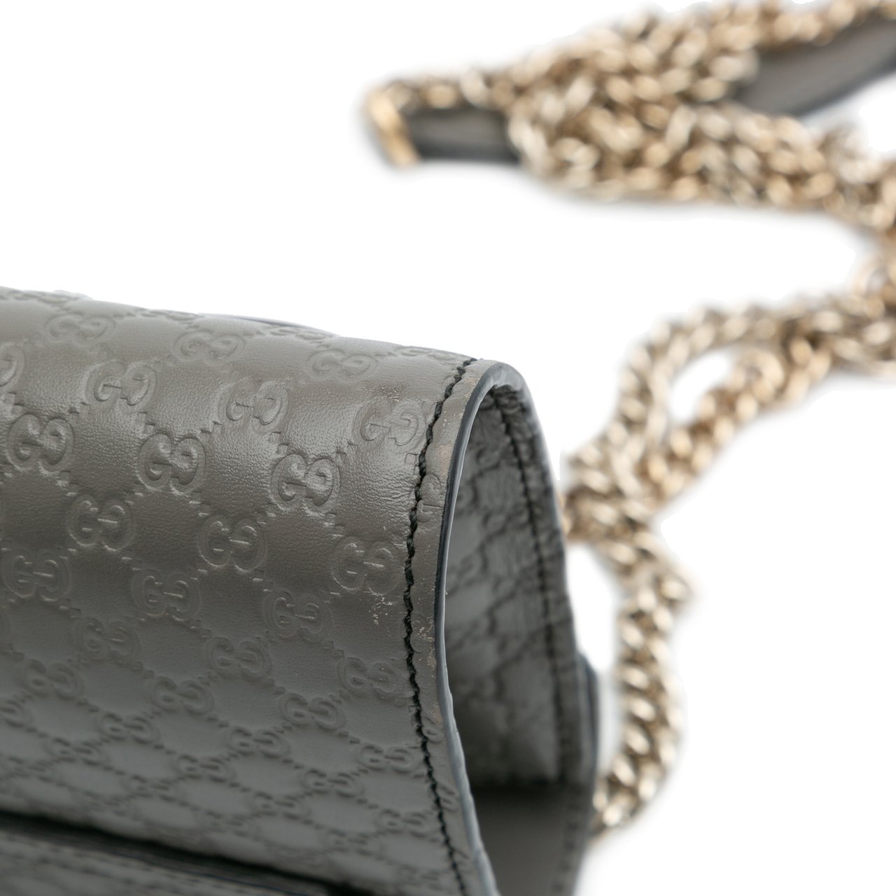 Gucci Mini Microguccissima Emily Crossbody Grijs