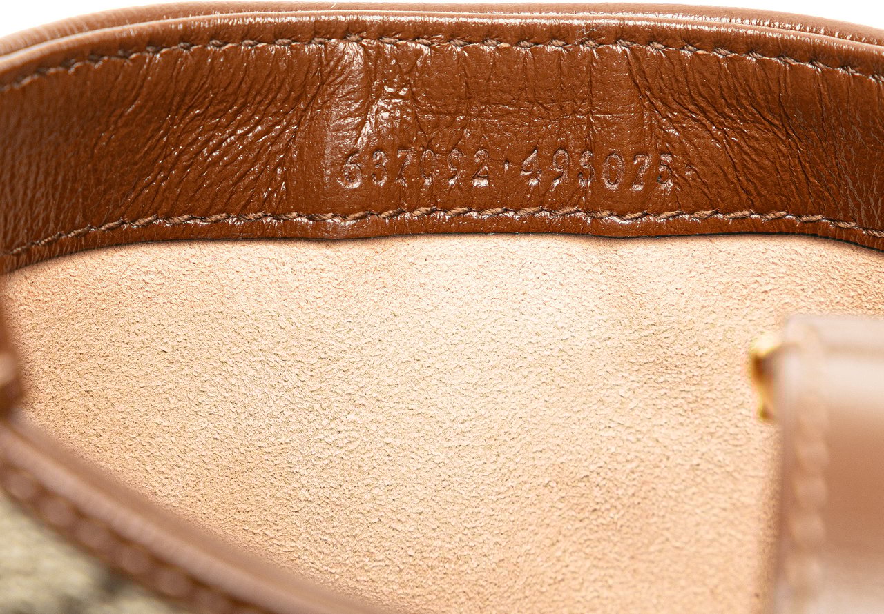 Gucci Mini GG Supreme Web Jackie 1961 Crossbody Bruin