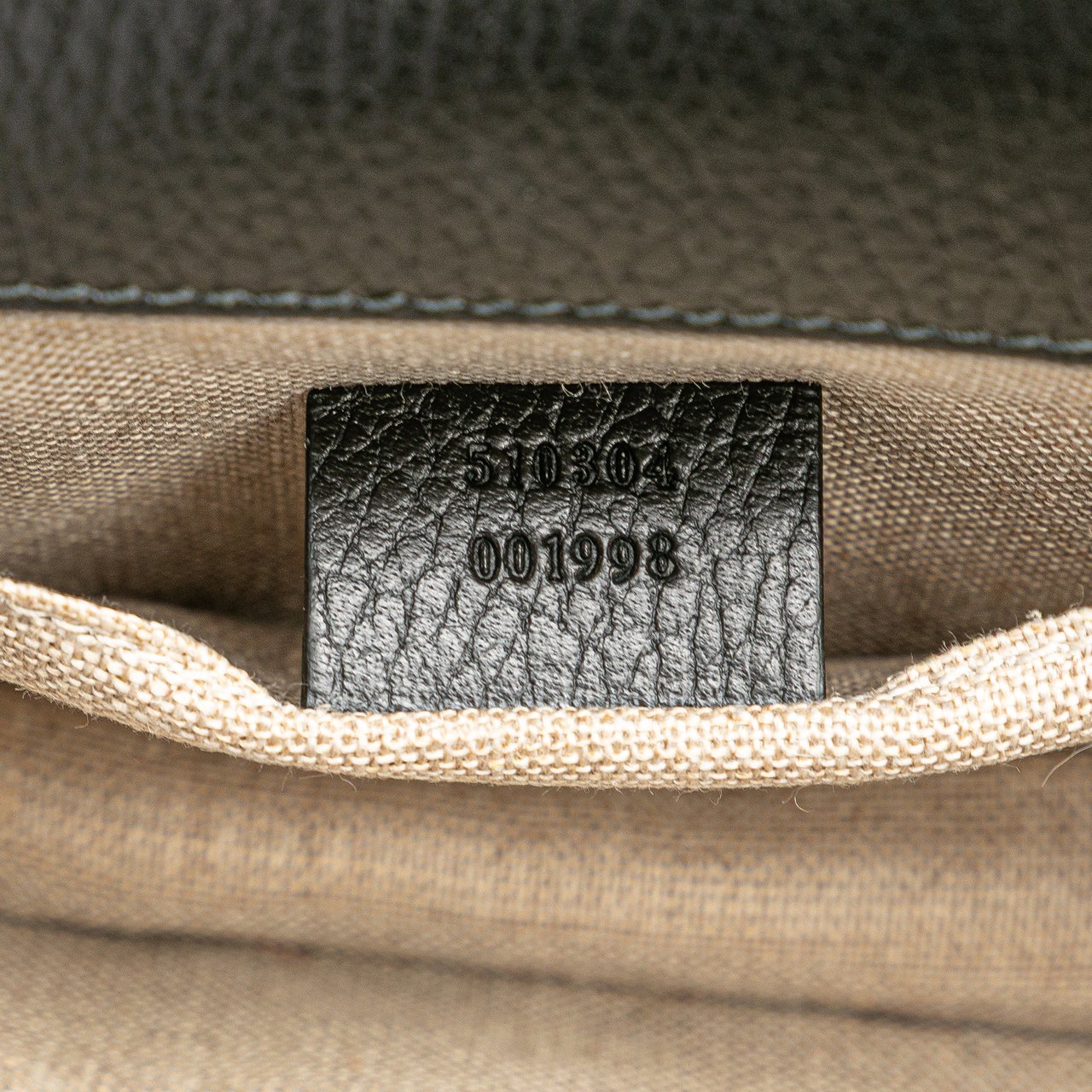 Gucci Small Dollar Calfskin Interlocking G Crossbody Zwart