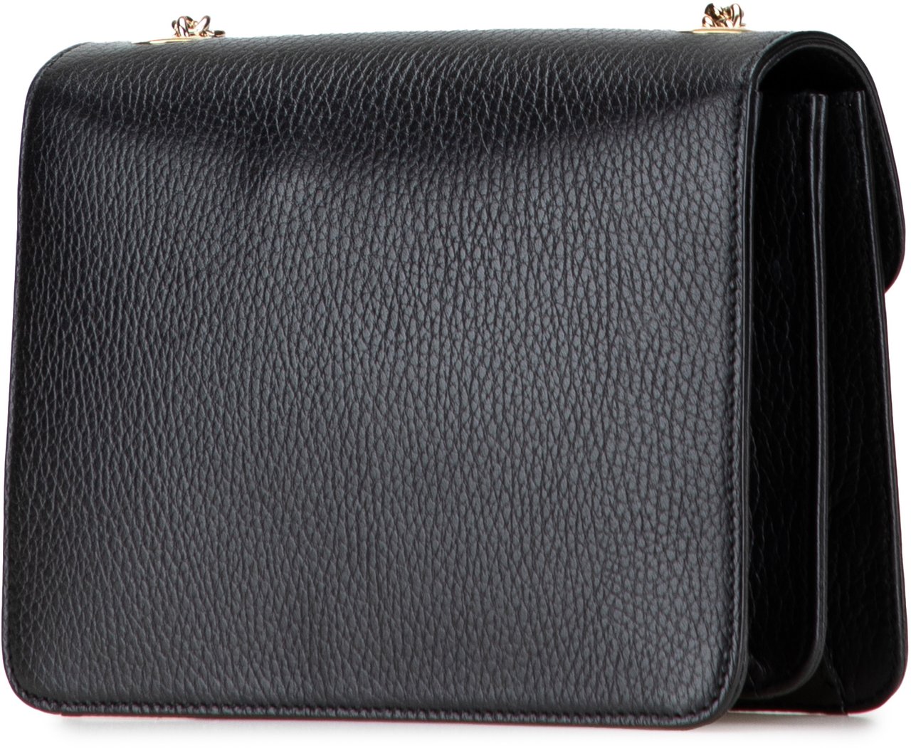 Gucci Small Dollar Calfskin Interlocking G Crossbody Zwart