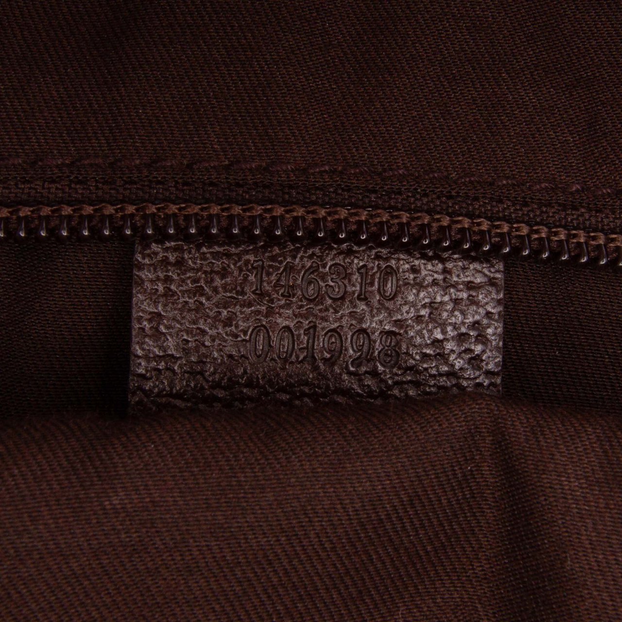 Gucci GG Canvas Web Travel Bag Bruin