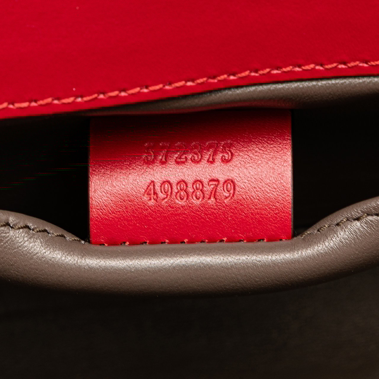 Gucci Small Leather Zumi Satchel Rood