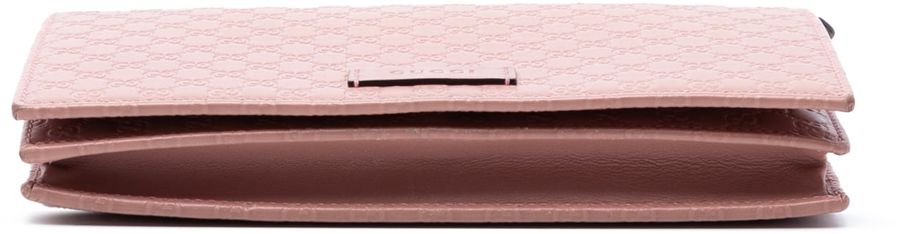Gucci Microguccissima Wallet on Strap Roze