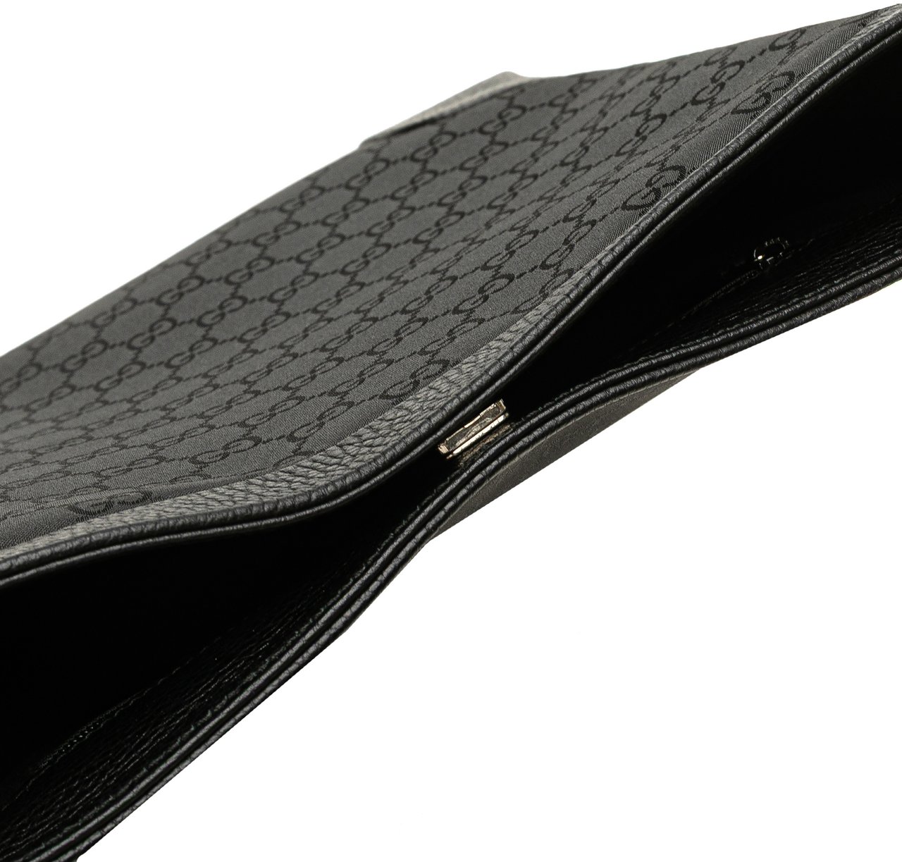 Gucci GG Nylon Shoulder Bag Zwart