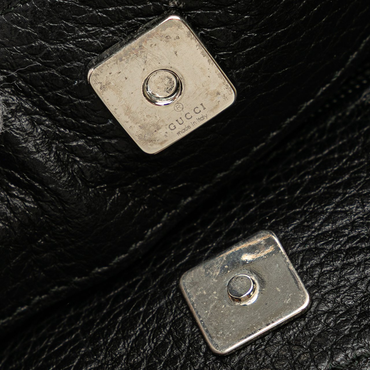 Gucci GG Nylon Shoulder Bag Zwart