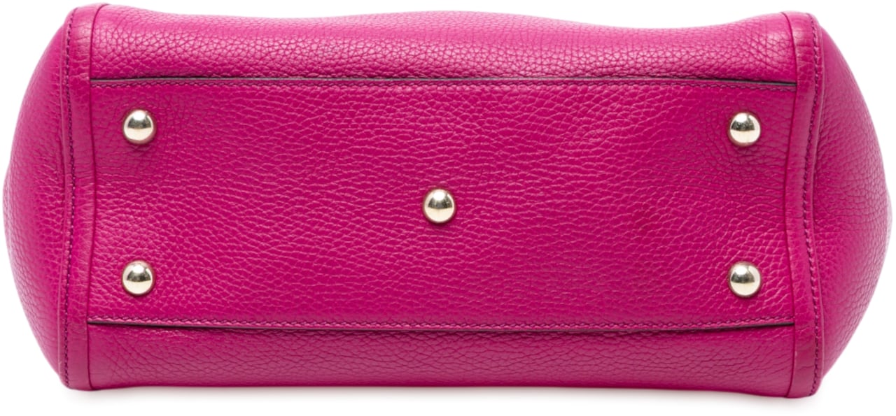 Gucci Small Leather Soho Cellarius Satchel Roze