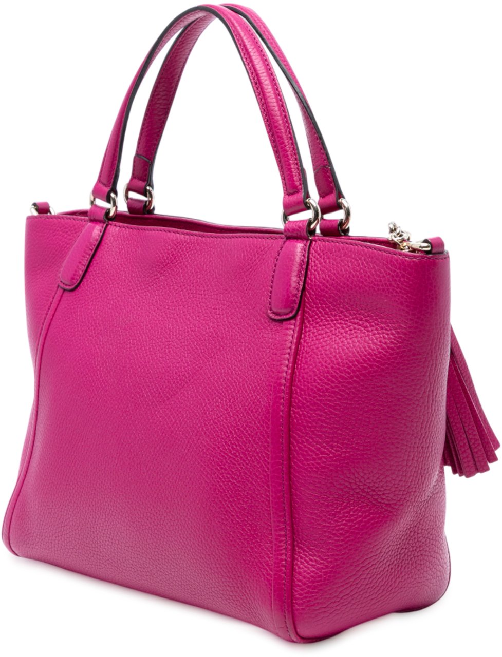 Gucci Small Leather Soho Cellarius Satchel Roze