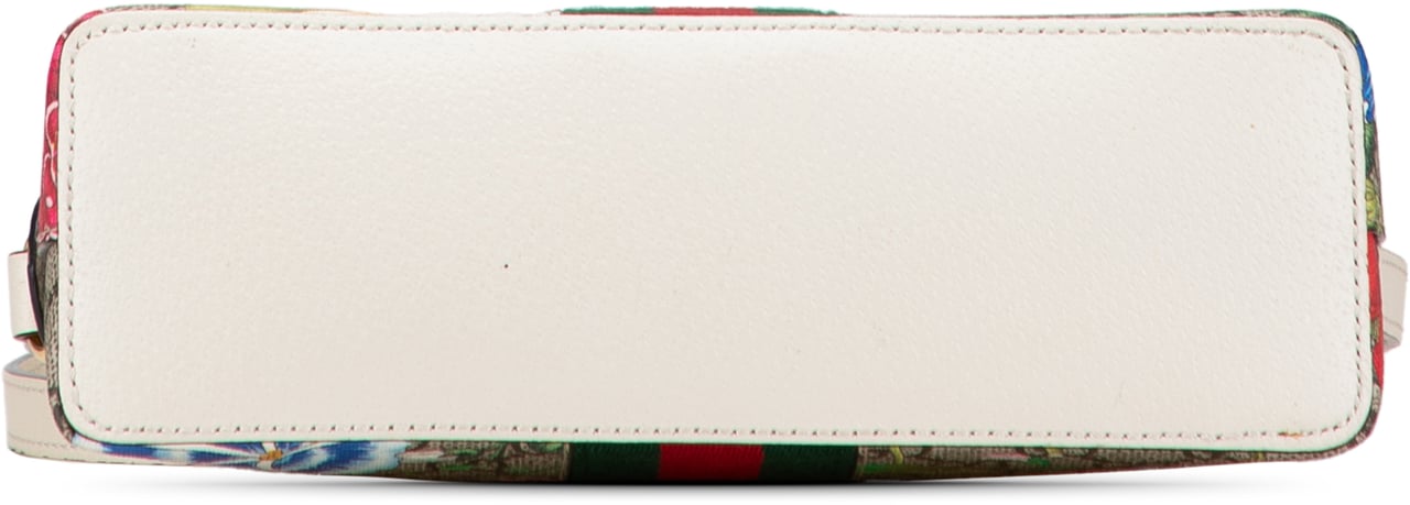 Gucci Small GG Supreme Flora Ophidia Dome Crossbody Bruin