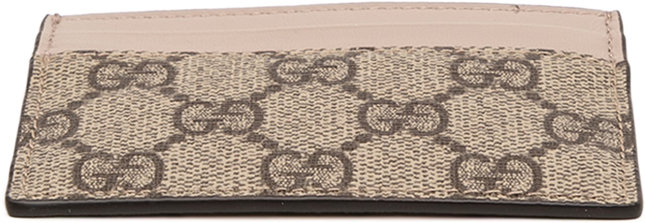 Gucci GG Supreme Card Holder Bruin