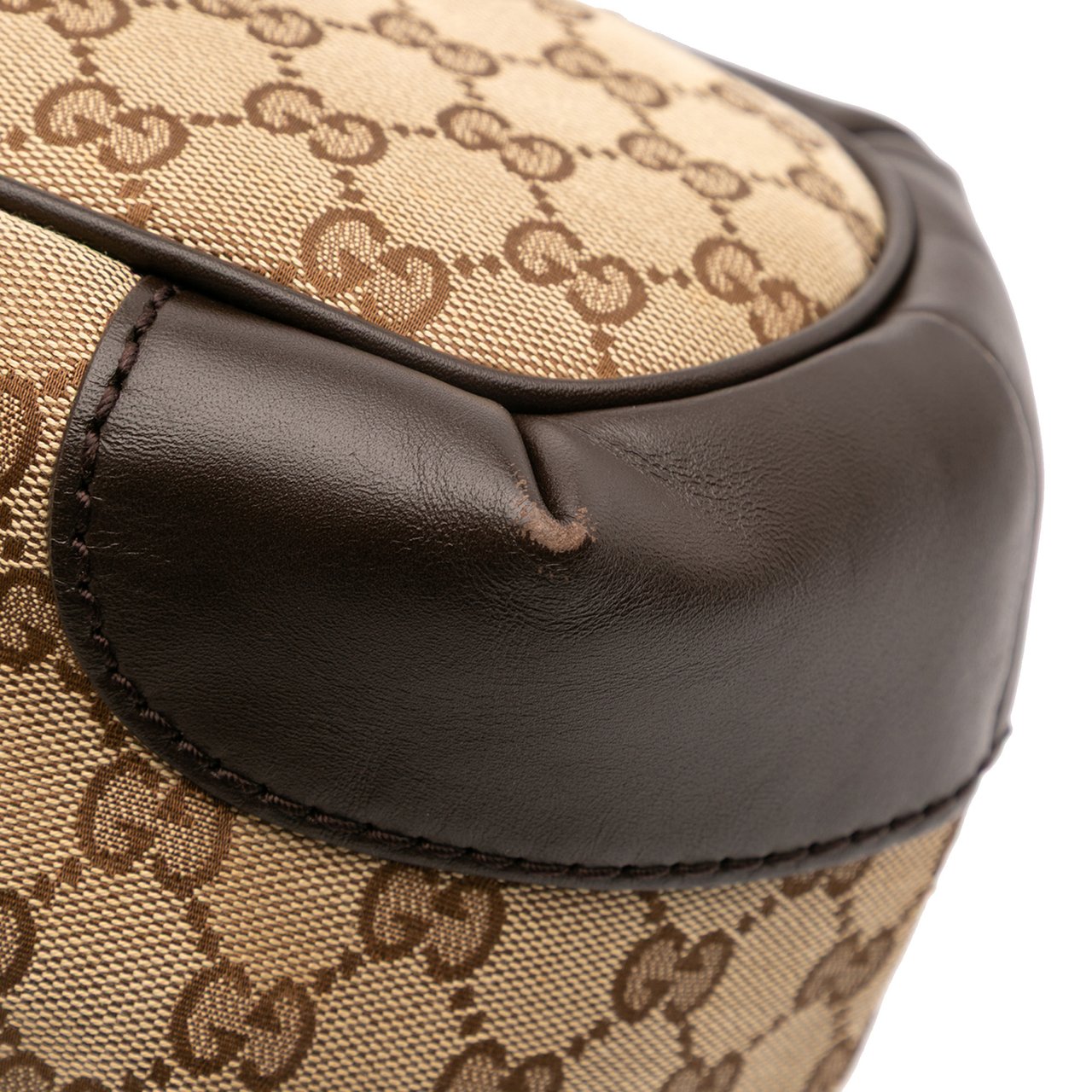 Gucci GG Canvas Sukey Satchel Bruin