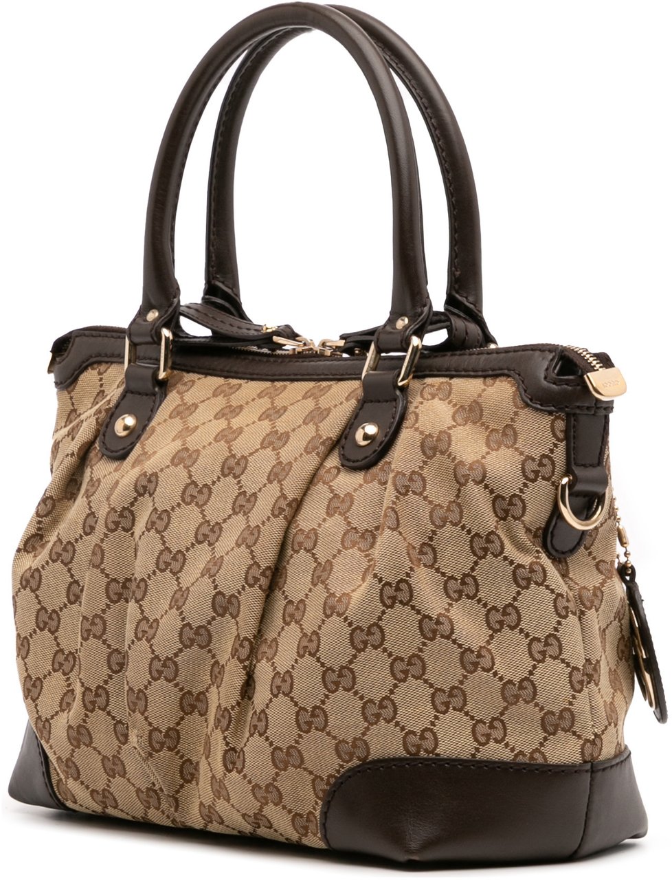 Gucci GG Canvas Sukey Satchel Bruin