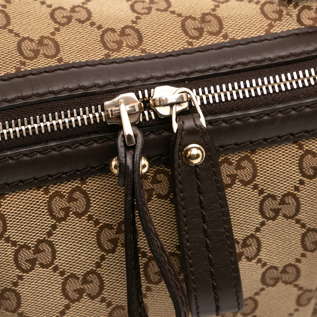 Gucci GG Canvas Sukey Satchel Bruin