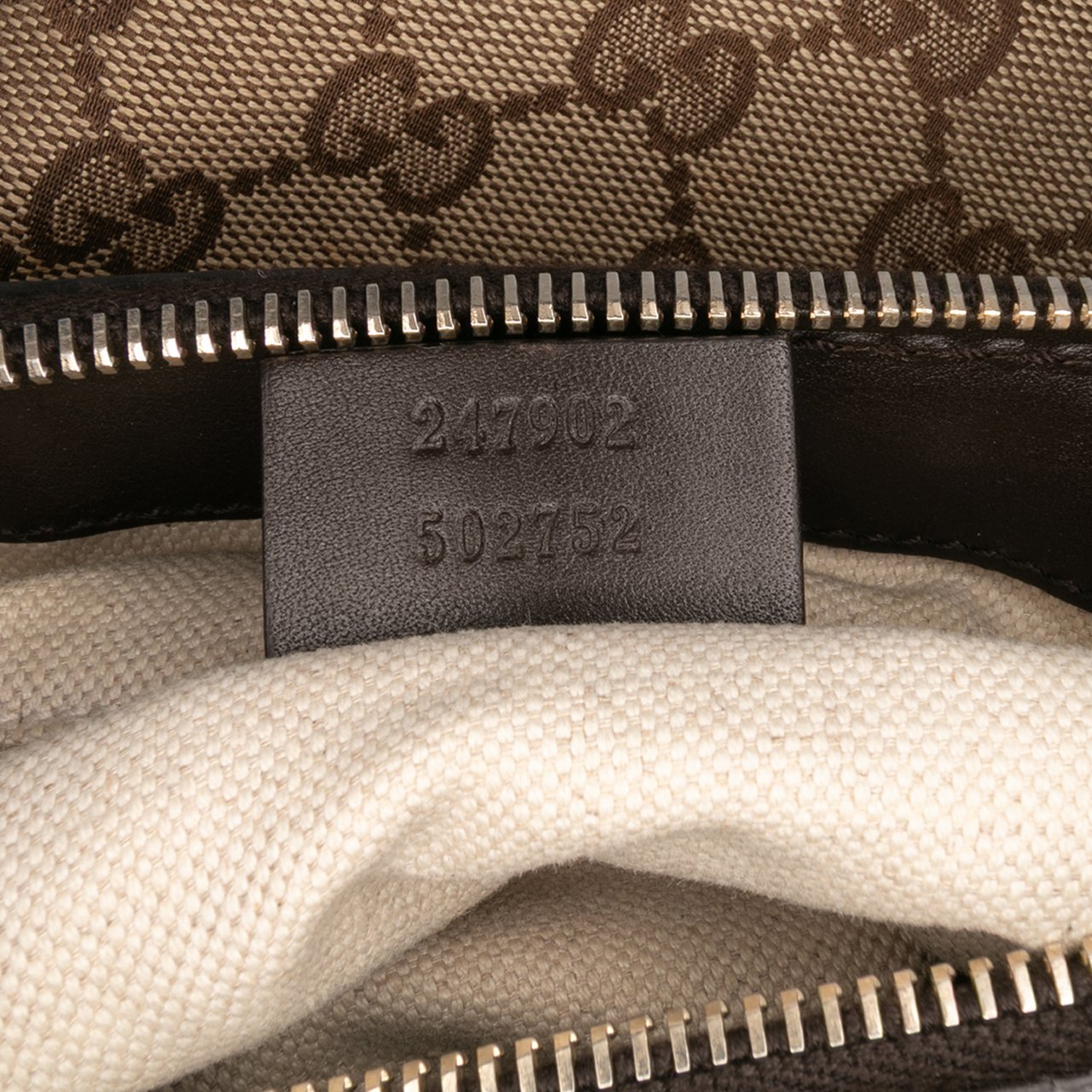 Gucci GG Canvas Sukey Satchel Bruin