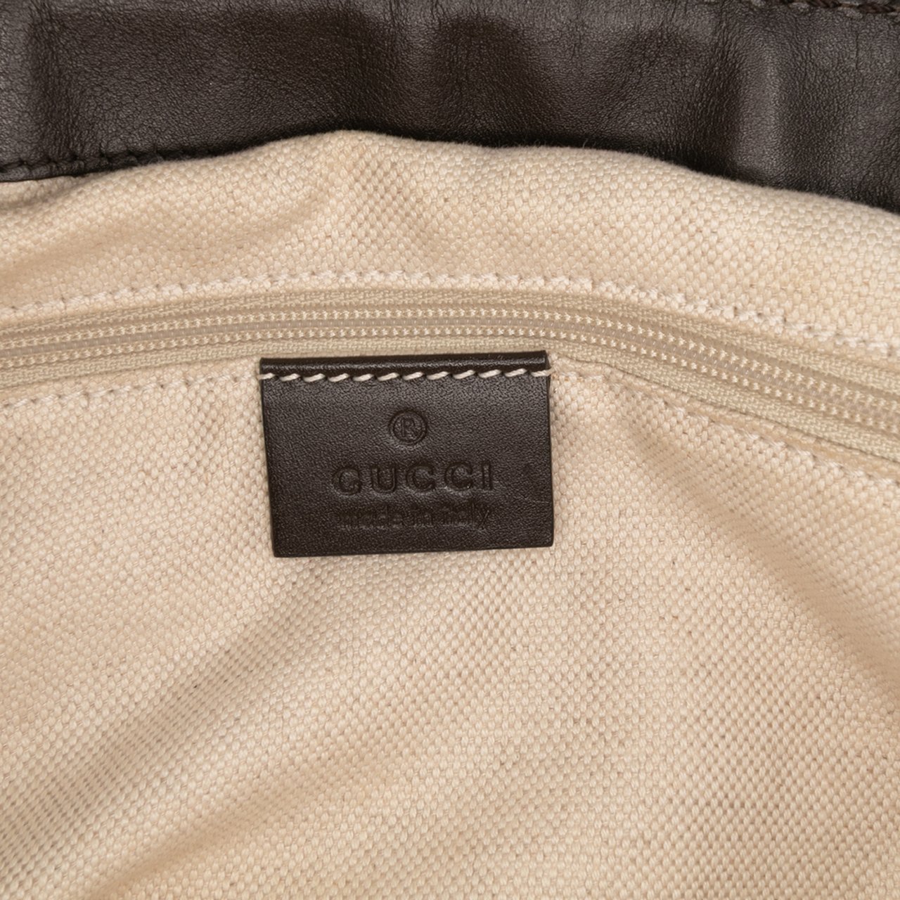 Gucci GG Canvas Sukey Satchel Bruin