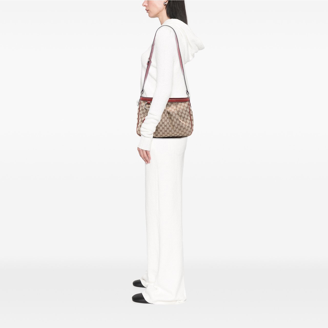 Gucci GG Canvas Sukey Crossbody Bruin