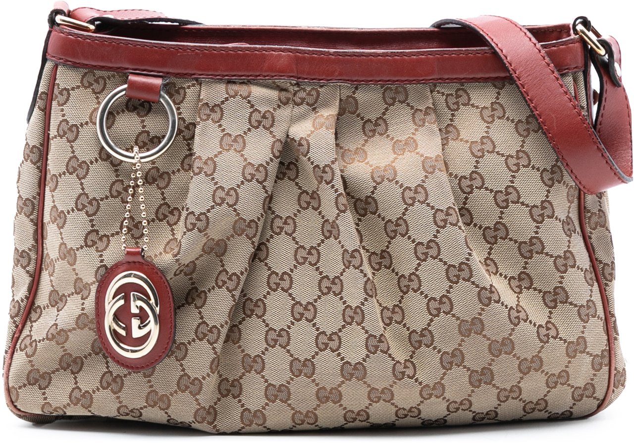 Gucci GG Canvas Sukey Crossbody Bruin