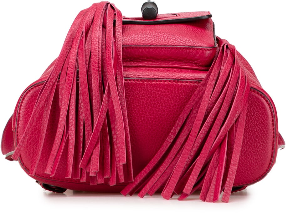 Gucci Leather Bamboo Daily Backpack Roze