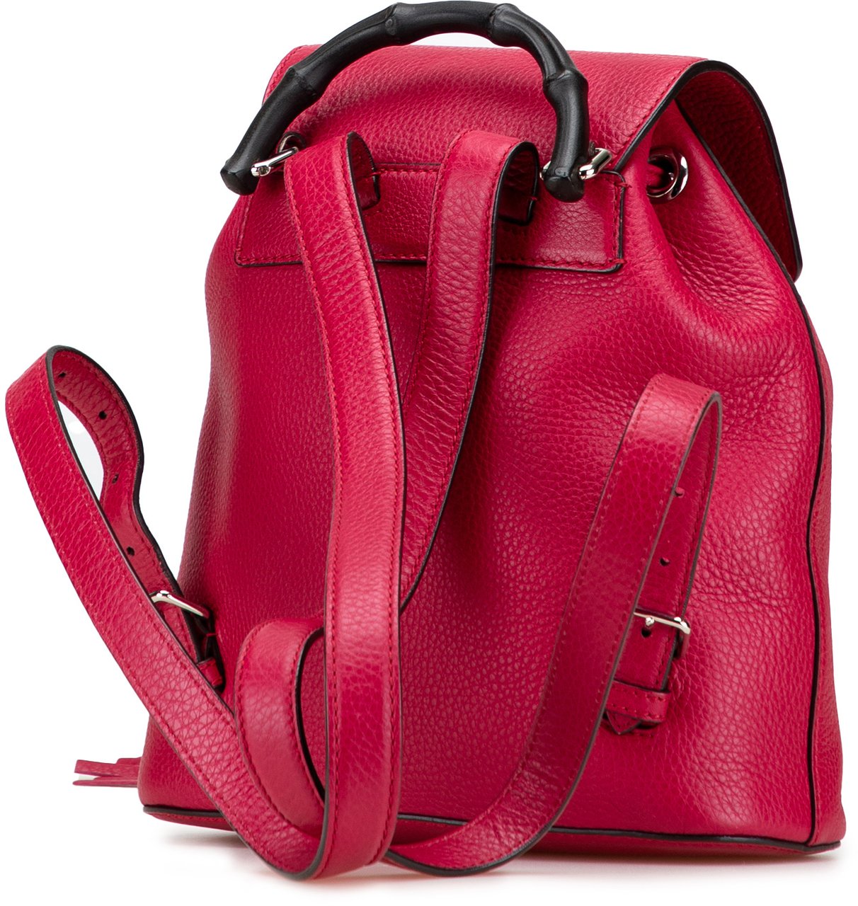 Gucci Leather Bamboo Daily Backpack Roze