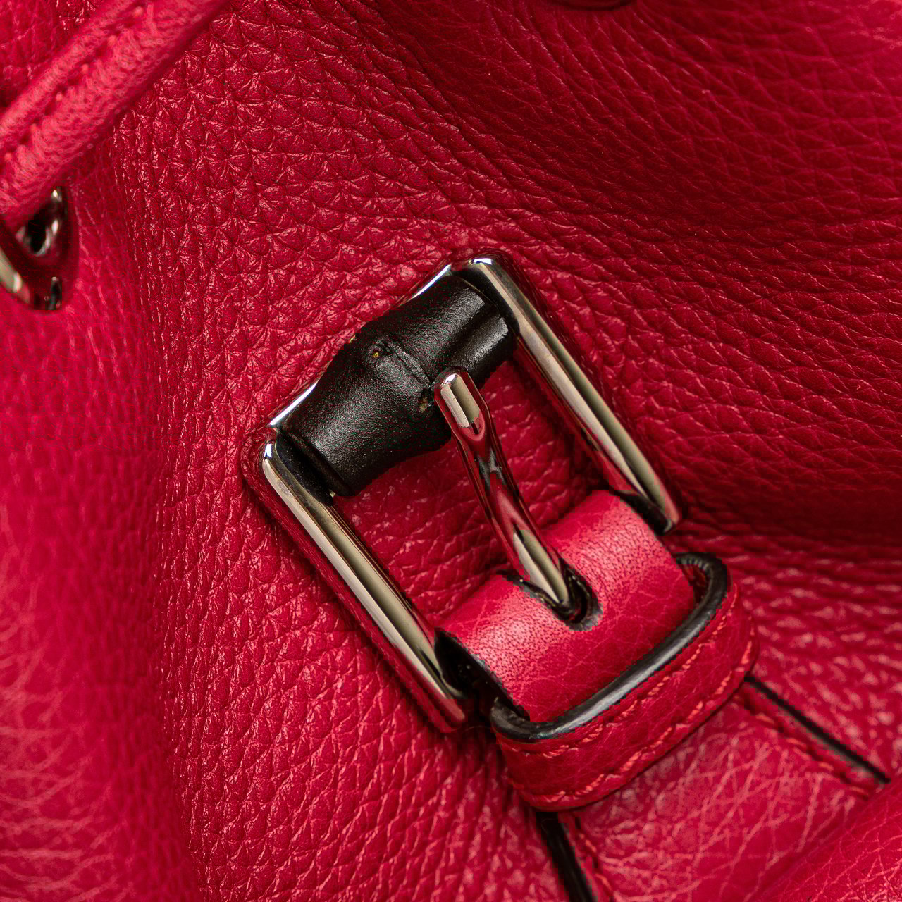 Gucci Leather Bamboo Daily Backpack Roze