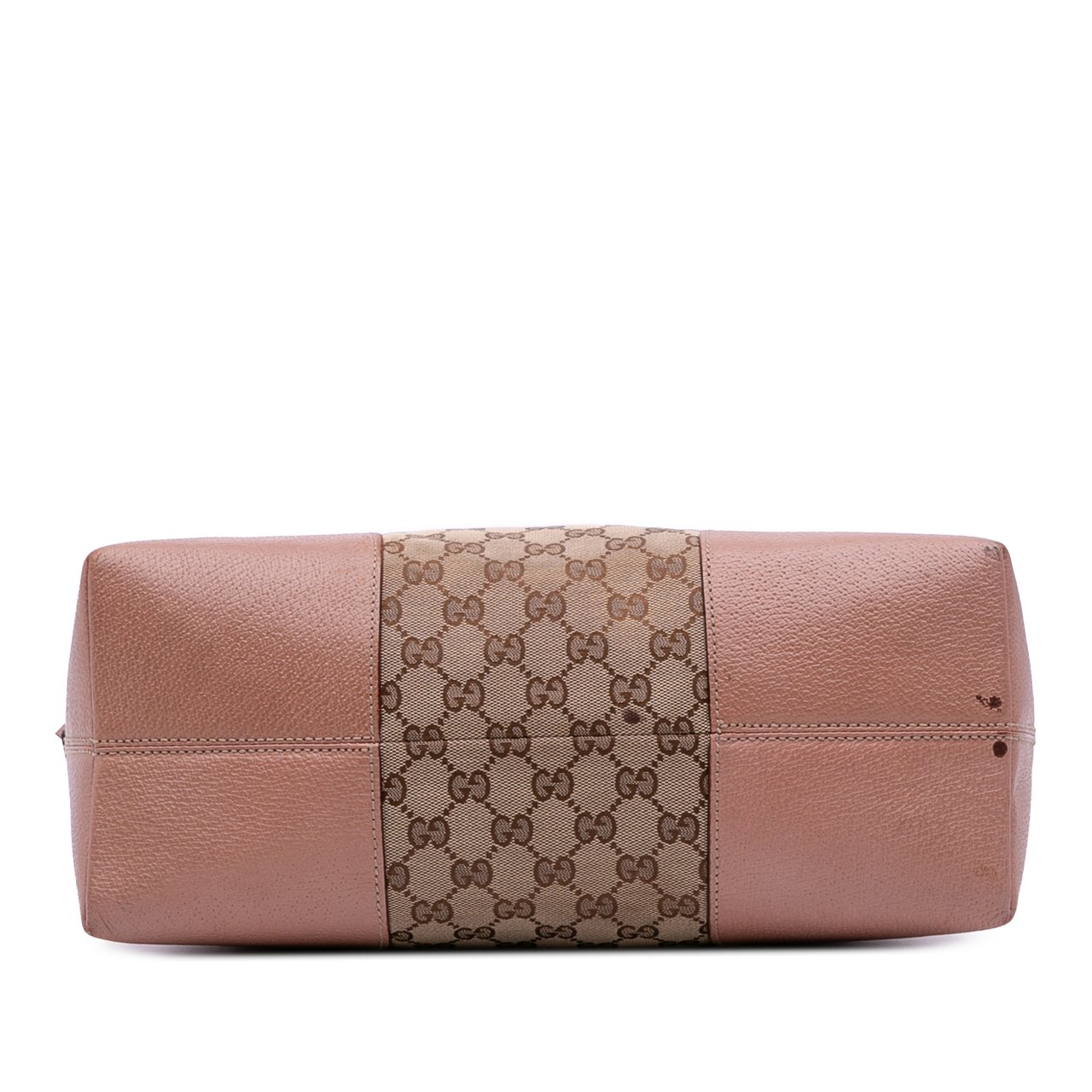 Gucci Medium GG Canvas Bree Dome Tote Bruin