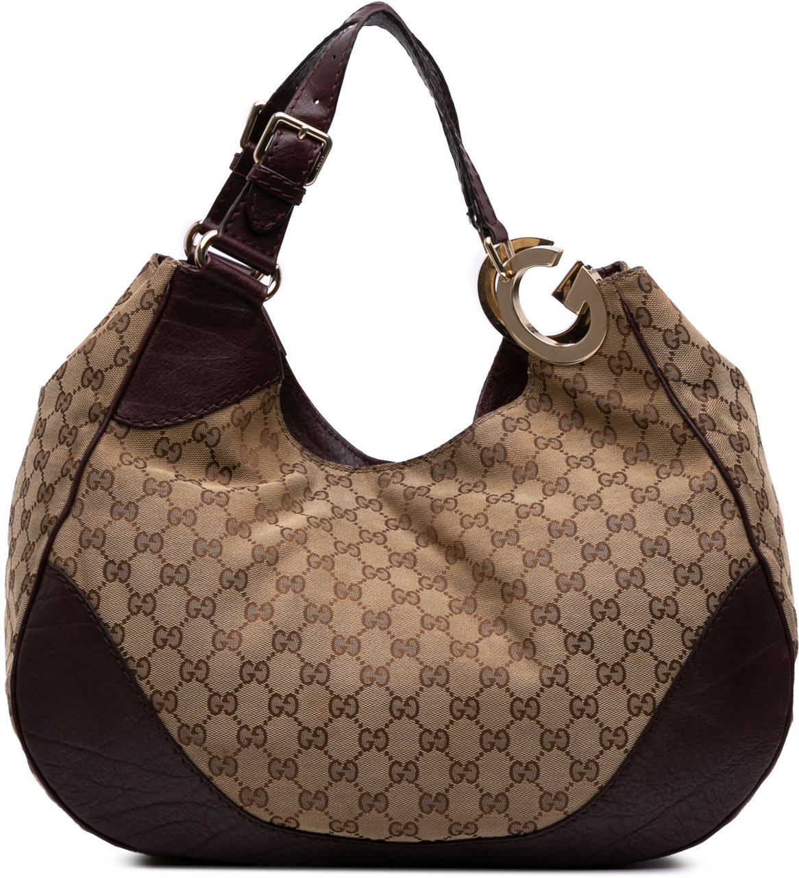 Gucci GG Canvas Charlotte Tote Bruin
