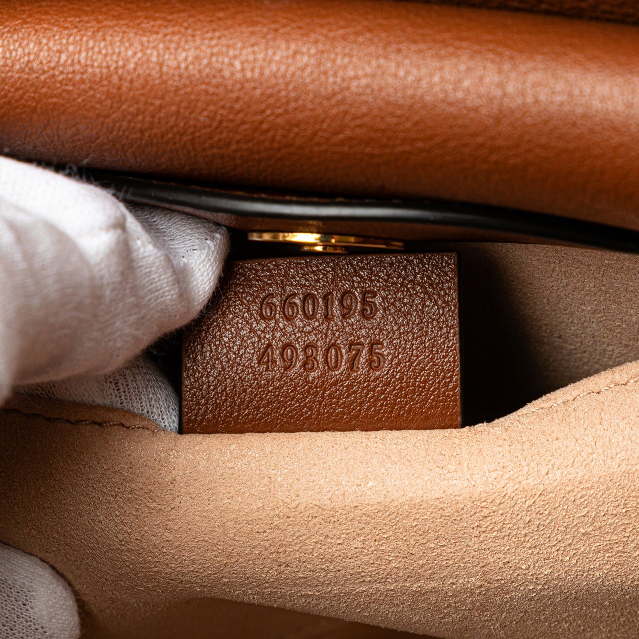Gucci Small Leather Bamboo Diana Satchel Bruin
