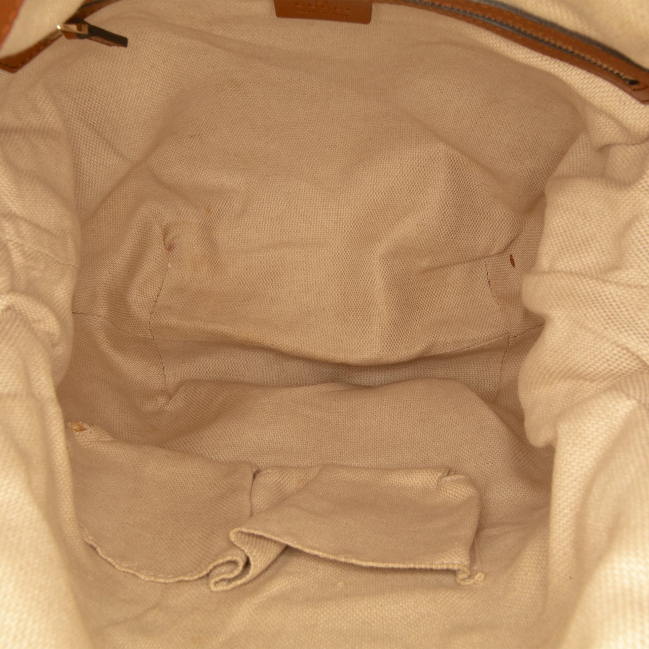 Gucci Medium GG Canvas Brick Lane Convertible Hobo Bruin