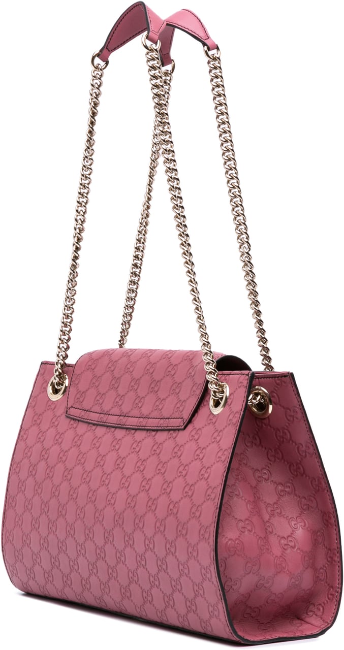 Gucci Large Guccissima Emily Shoulder Bag Roze