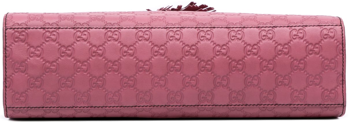 Gucci Large Guccissima Emily Shoulder Bag Roze