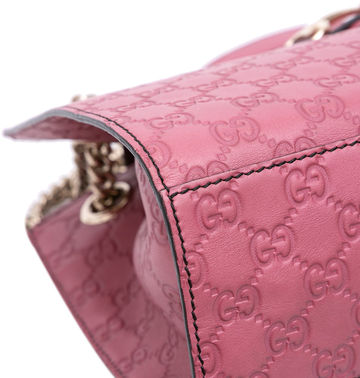 Gucci Large Guccissima Emily Shoulder Bag Roze