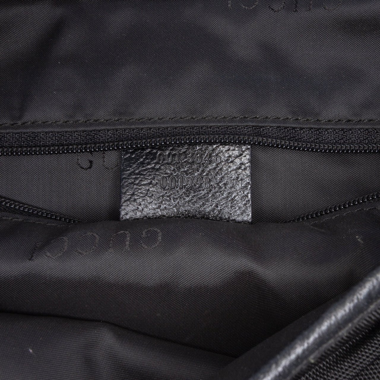 Gucci Nylon Jackie Shoulder Bag Zwart