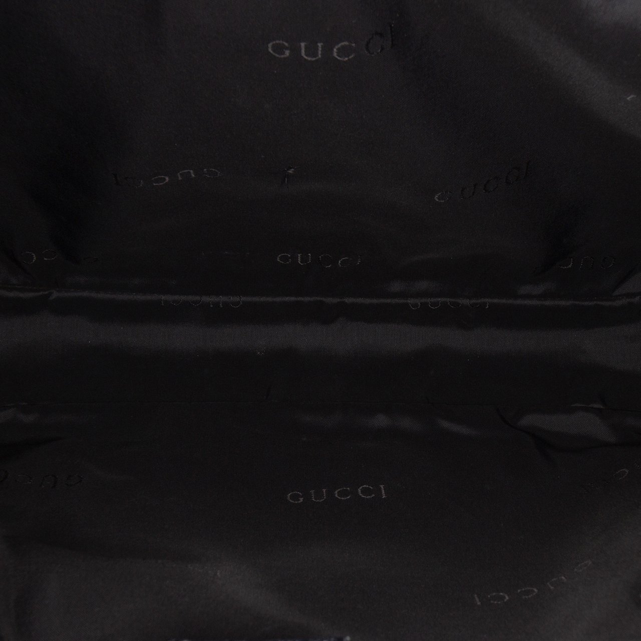 Gucci Nylon Jackie Shoulder Bag Zwart