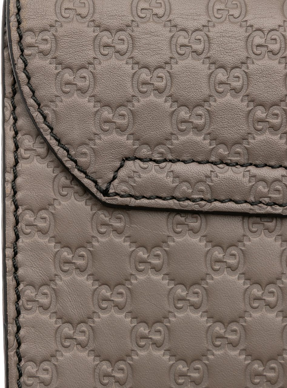 Gucci Mini Microguccissima Emily Crossbody Grijs