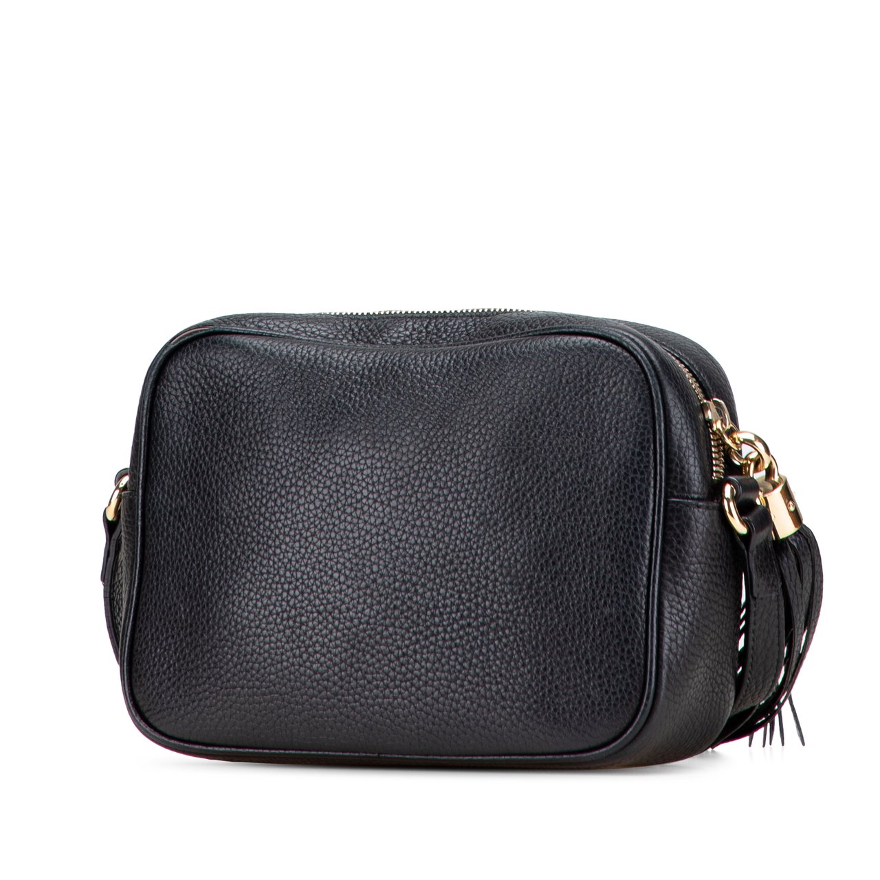 Gucci Leather Soho Disco Crossbody Zwart