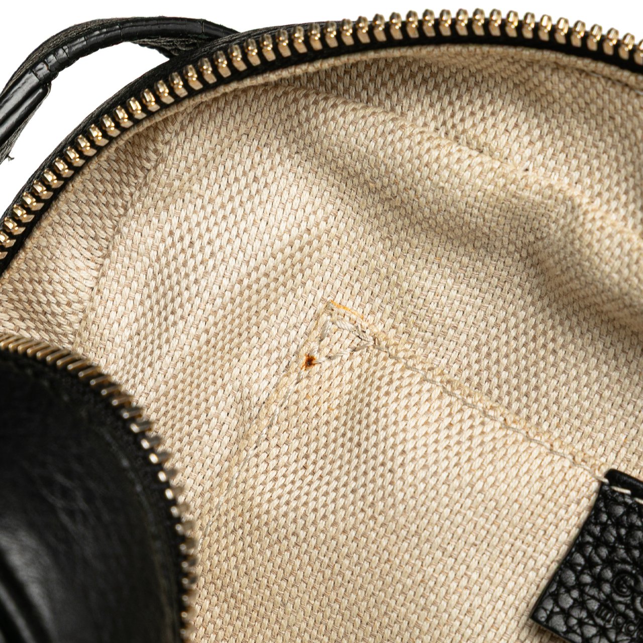 Gucci Leather Soho Disco Crossbody Zwart