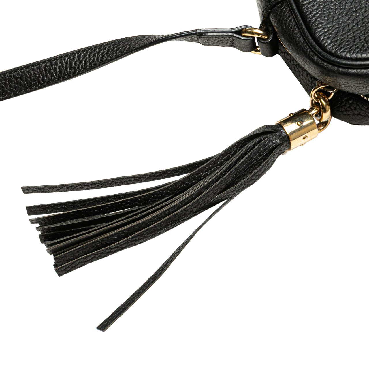 Gucci Leather Soho Disco Crossbody Zwart