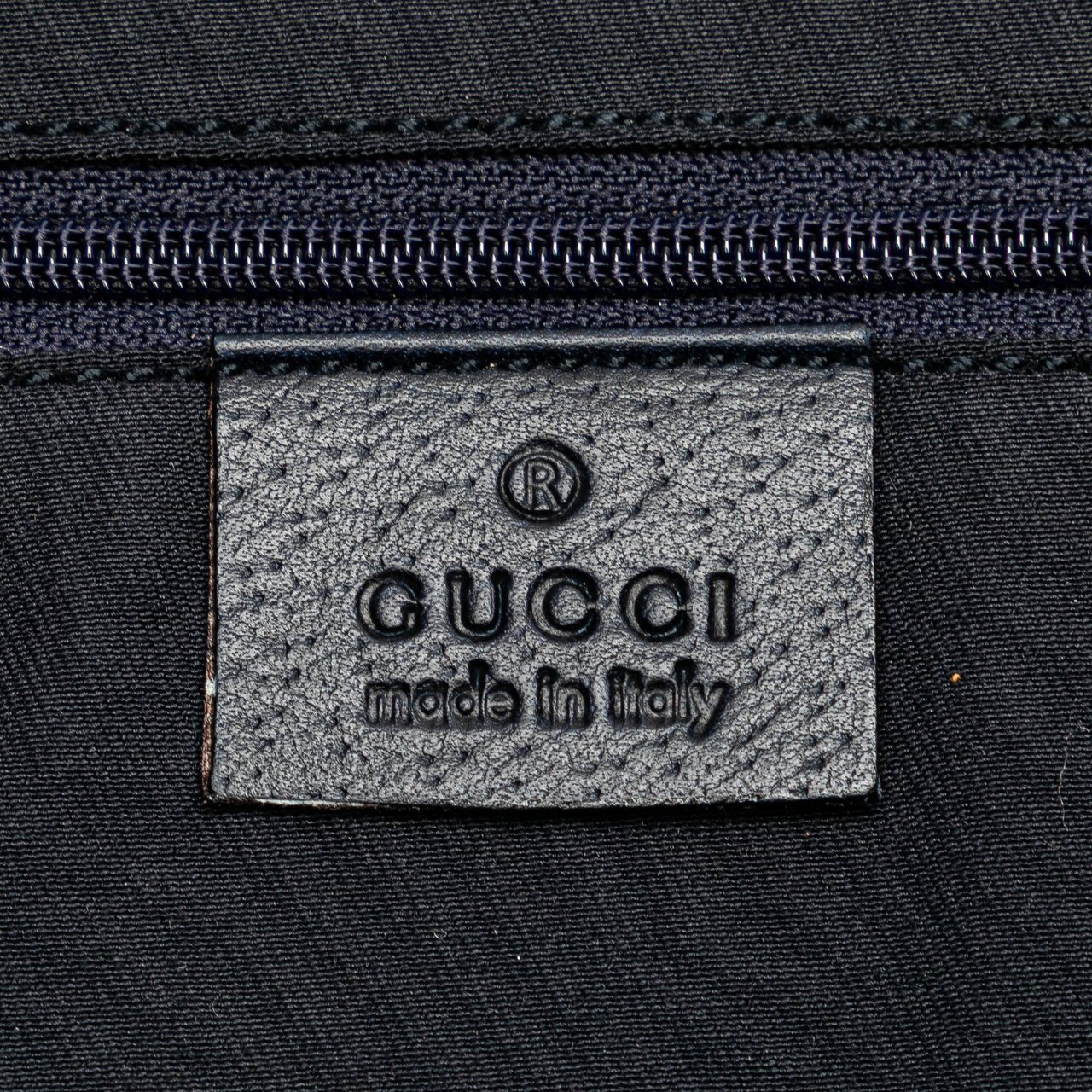 Gucci Calfskin Abbey D Ring Tote Blauw