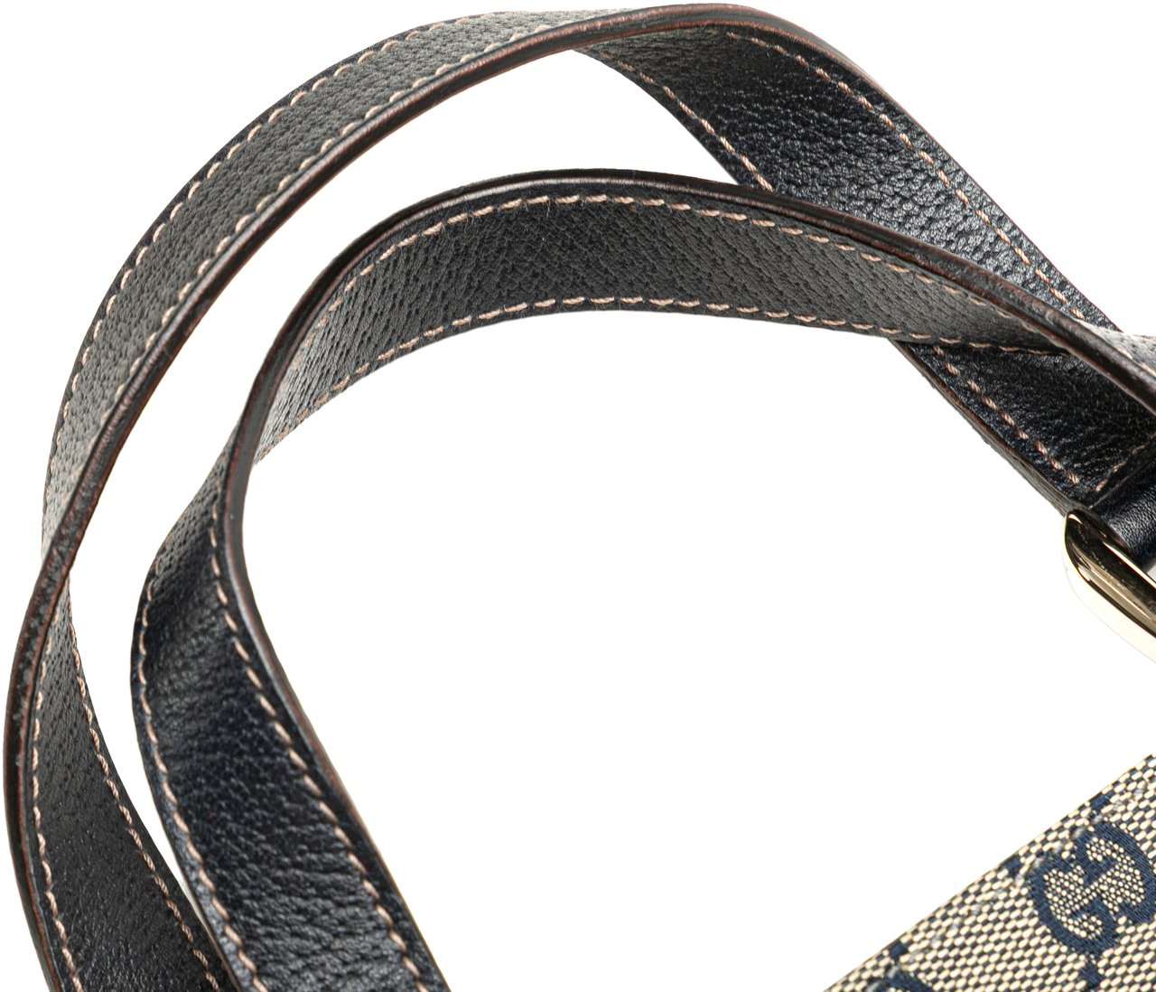 Gucci Calfskin Abbey D Ring Tote Blauw