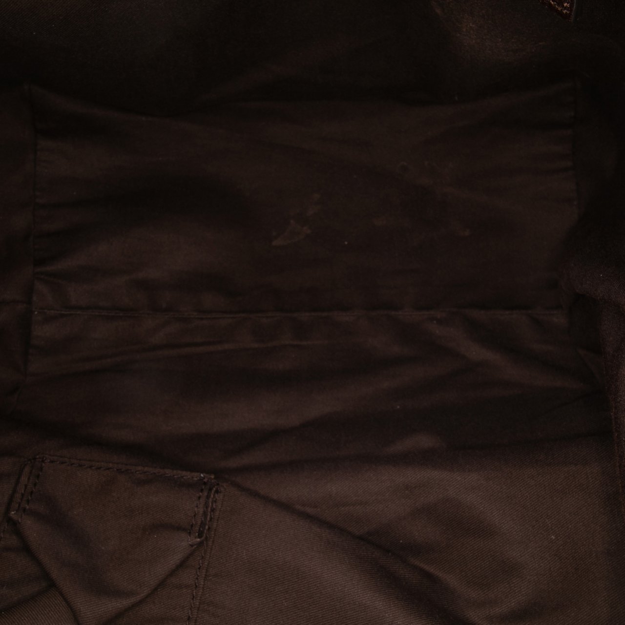 Gucci GG Canvas Web Tote Bruin